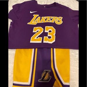 Nike Lebron James Basketball Short Set